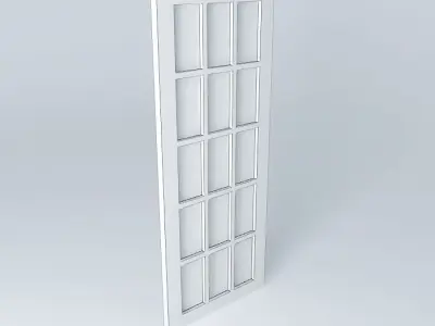 Bedroom door Free 3D model