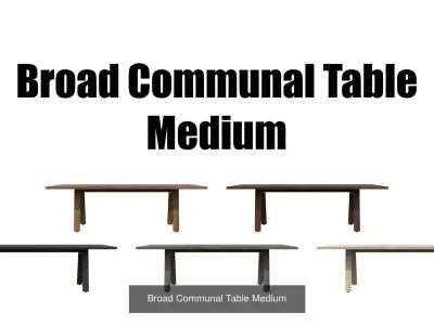Broad Communal Table Pack
