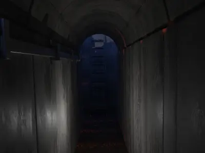 Terror tunnel 3D model