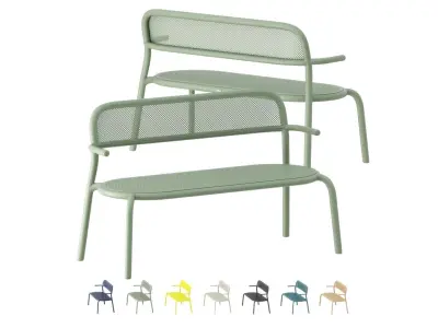 Fatboy toni bankski bench 3D model