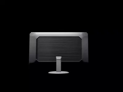 Low Poly Lcd Monitor Low-poly 3D model
