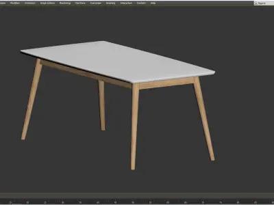 DINING TABLE NAGANO 3D model