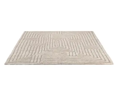 MALLAVI WOOL RUG 3D model