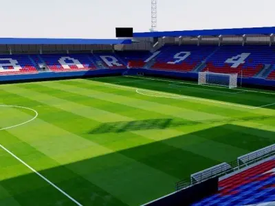 Ipurua Estadio - Eibar 3D model