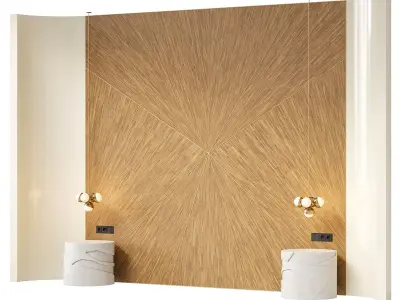RJ Easy Design Headboard 10 3D model