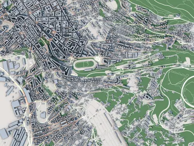 Trieste City Italy 3D model