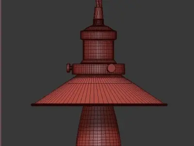 Hanging lamp 12 Loft Design 3D model