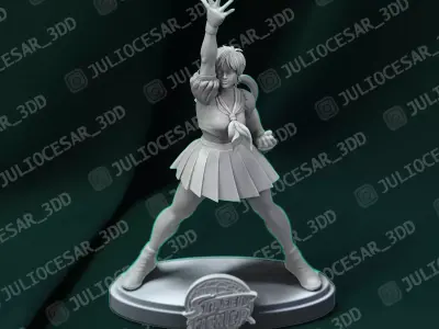 Street fighter - Sakura Kasugano 3D print model