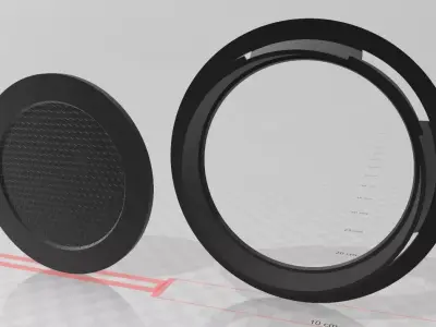 TRON DISK BACK HOLDER 3D print model