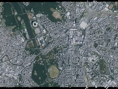 Leipzig - Germany 3D model