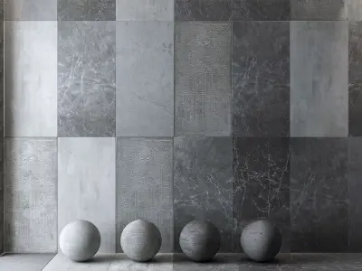Dark gray concrete Matte polished tile Texture