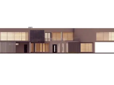 Concrete Villa 3D model
