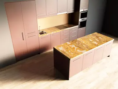 115-Kitchen7 matte 10 3D model
