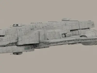 Gozanti-class Imperial Cruiser - Star Wars 3D model