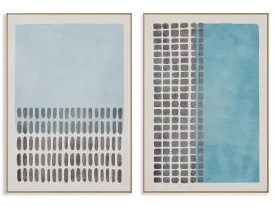 Abstract Painting Frame set 3D model 547