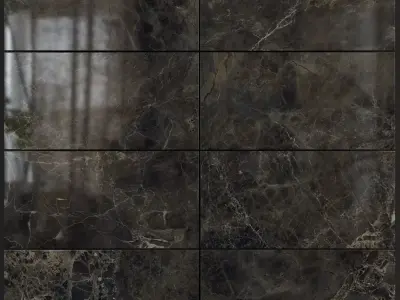 Yurtbay Seramik Alpha Antracite 300x600 Set 3 3D model