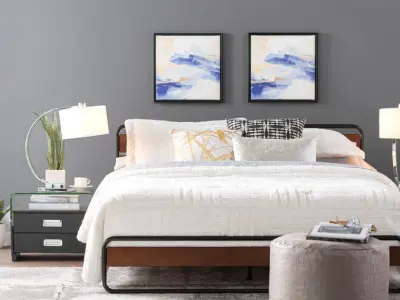 Albimarle Arched Table Lamp Free 3D model