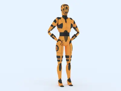 Female Robot 3 - FR03 3D print model