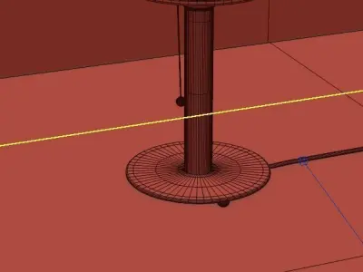 Wilhelm Wagenfeld table lamp 3D model