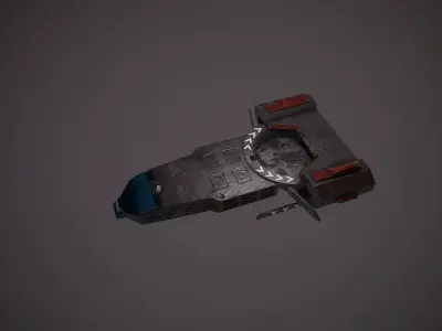 Spaceship mini transporter vol2 3D model