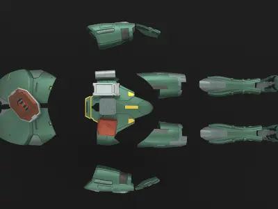 JEDI ARMOR FULL ARMOR FOR 3DPRINT FOR COSPLAY 3D model