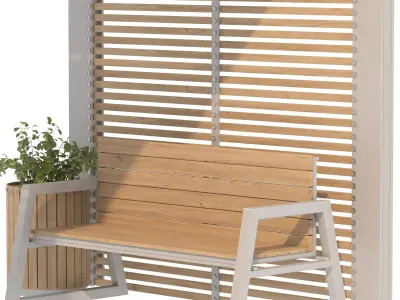 Urban Furniture 09 3D model