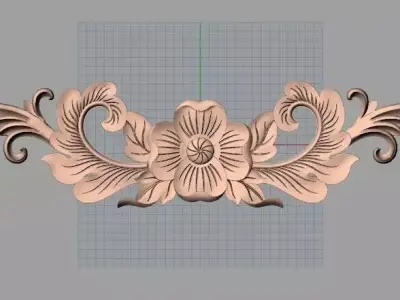 CNC 3D relief models STL format file used for artcam aspire E384 3D model