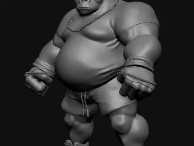 Street Style Gorilla 3D model