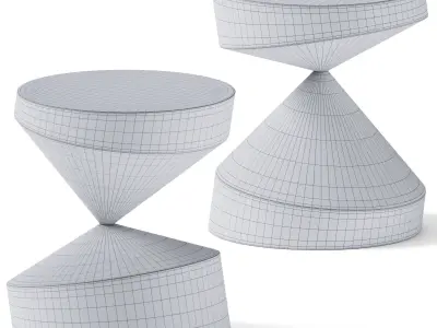 Coffee Table Whirling Twins by I  3D model
