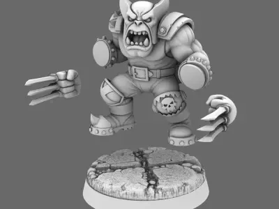 SO Silver Lads Logg n Ironclaw 3D print model