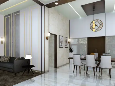 Living room 3D model 88