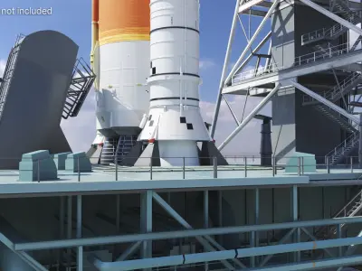  Launch Pad with Missile 