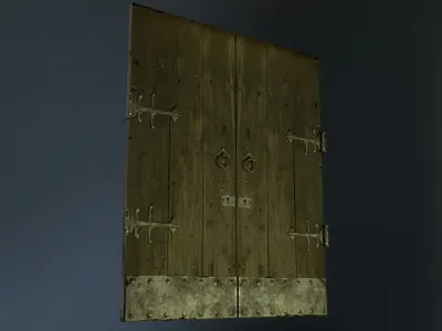Door 04 Low-poly 3D model