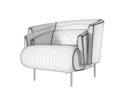 Hug Armchair 3D model