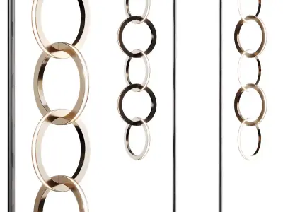 Resident Circus Floor Lamp 3D model