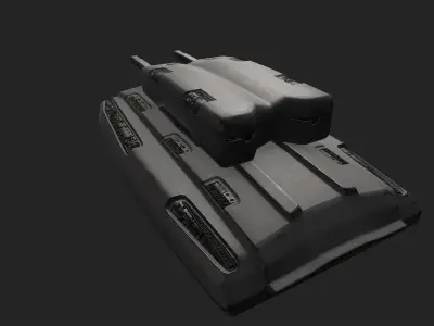 Scifi Tank 3D model