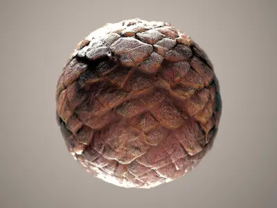 10 Materials Skin Dragon Seamless PBR Volume 5 Texture