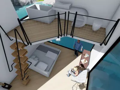 House on the Lake 3D model