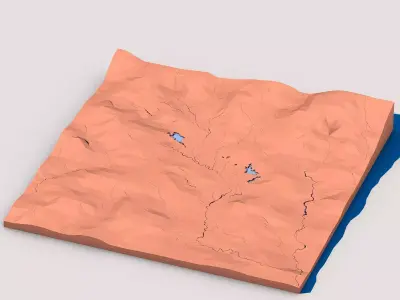 Low Poly Landscape Pack 7 Stylized Terrains for Dioramas  Games