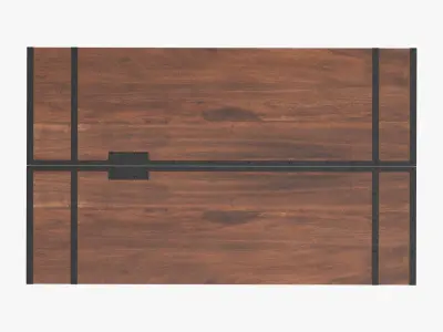Antique Doors Coffee Table SA-4649 3D model