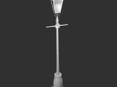 Victorian street light 3D model