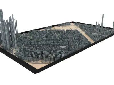  City of Dubai 3D model
