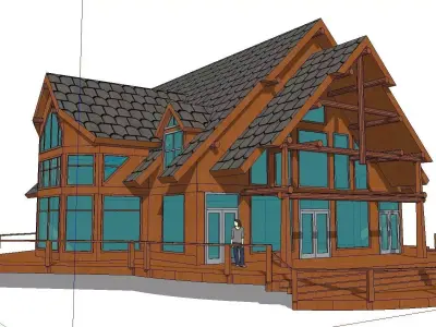 Creative Design-Holiday Cabin-073 3D model