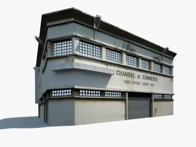 Derelict Factory PACK Low-poly 3D model