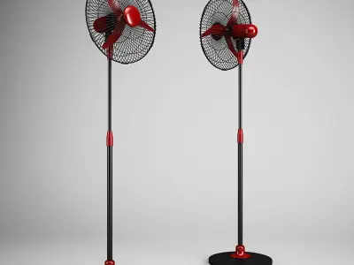 Floor Standing Air Fan 02 3D model