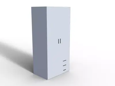 Wardrobe cupboard Free 3D model