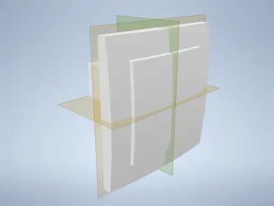 Electrical switch EKONOMIK WHITE Low-poly 3D model