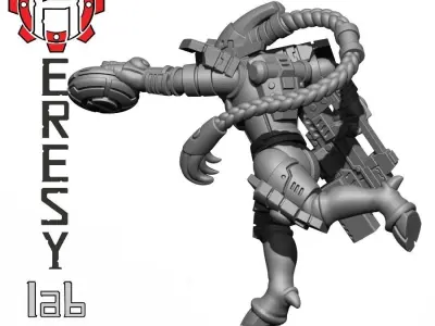HL322 - Greater God Scout - Supported and Unsupported 3D print model