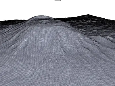 Mount Kilimanjaro Volcano Tanzania 3D model