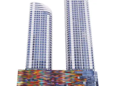 Building Brickell Heights Condo Miami 3D model